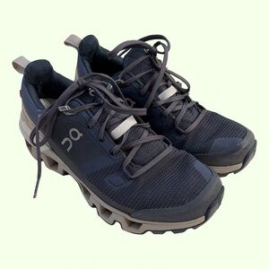 On Running Men's Navy and Gray Athletic Shoes
